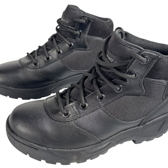 Response Gear Men’s Size 9 Tactical Footwear 6” Delivery II Leather Boots  Black - Picture 3 of 10